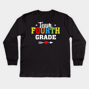 Team Fourth Grade Kids Long Sleeve T-Shirt